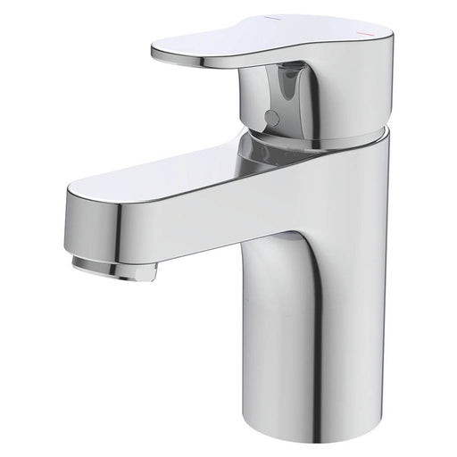 Basin Mixer Tap Single Lever Chrome Contemporary Deck-Mounted Modern Bathroom - Image 1