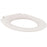 Toilet Seat Plastic White Standard Closing Bottom Fix Oval Contemporary - Image 2