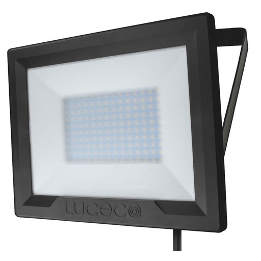LED Floodlight Outdoor Light Cool White Slimline Adjustable Head Black - Image 1