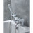 Watersmith Bath Shower Mixer Tap Modern Niagara Waterfall Double Lever Chrome - Image 2