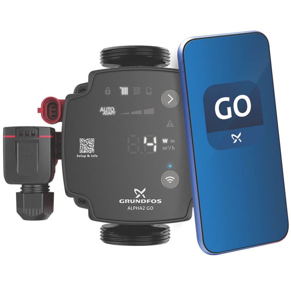 Grundfos Domestic Heating Circulator Pump ALPHA2 GO 25-75 130 220-240V - Image 4