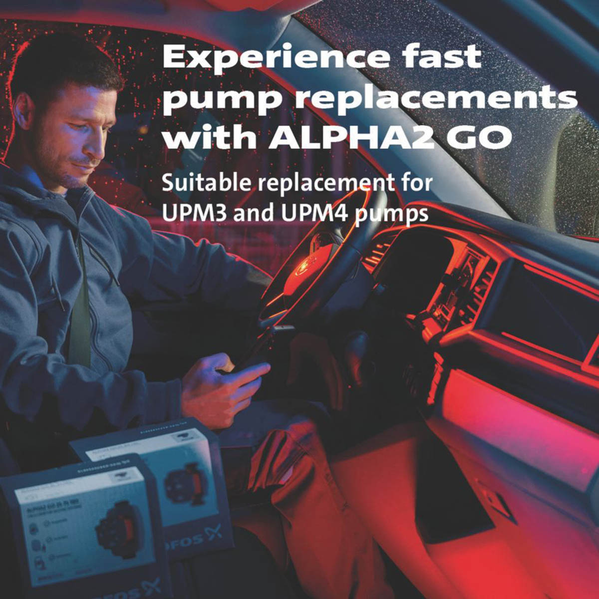 Grundfos Domestic Heating Circulator Pump ALPHA2 GO 25-75 130 220-240V - Image 6