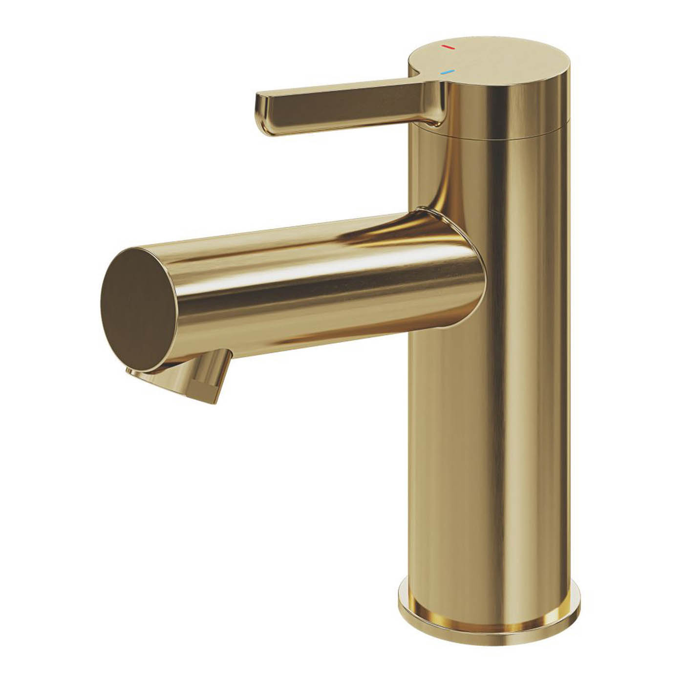 Swirl Bonda Brass 136mm Standard Lever Mono Basin Mixer Tap  With Clicker Waste - Image 1