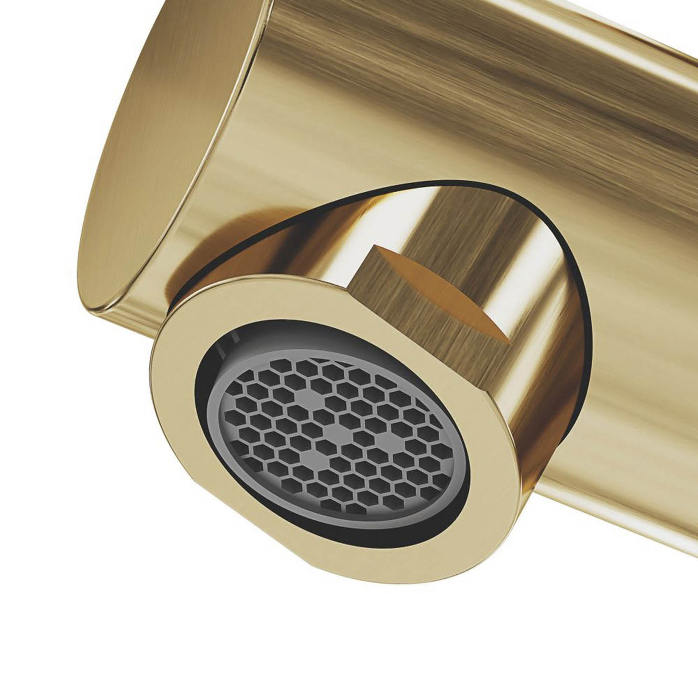 Swirl Bonda Brass 136mm Standard Lever Mono Basin Mixer Tap  With Clicker Waste - Image 3