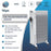 Blyss Oil-Filled Radiator 2000W Electric NY2009-24M Metal White Freestanding - Image 4