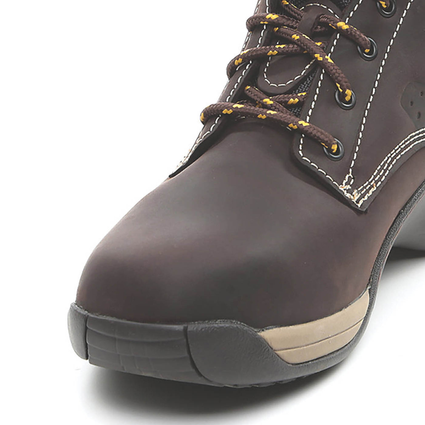 DeWalt Safety Boots Mens Bolster Standard Fit Brown Work Shoes Steel Toe Size 11 - Image 5