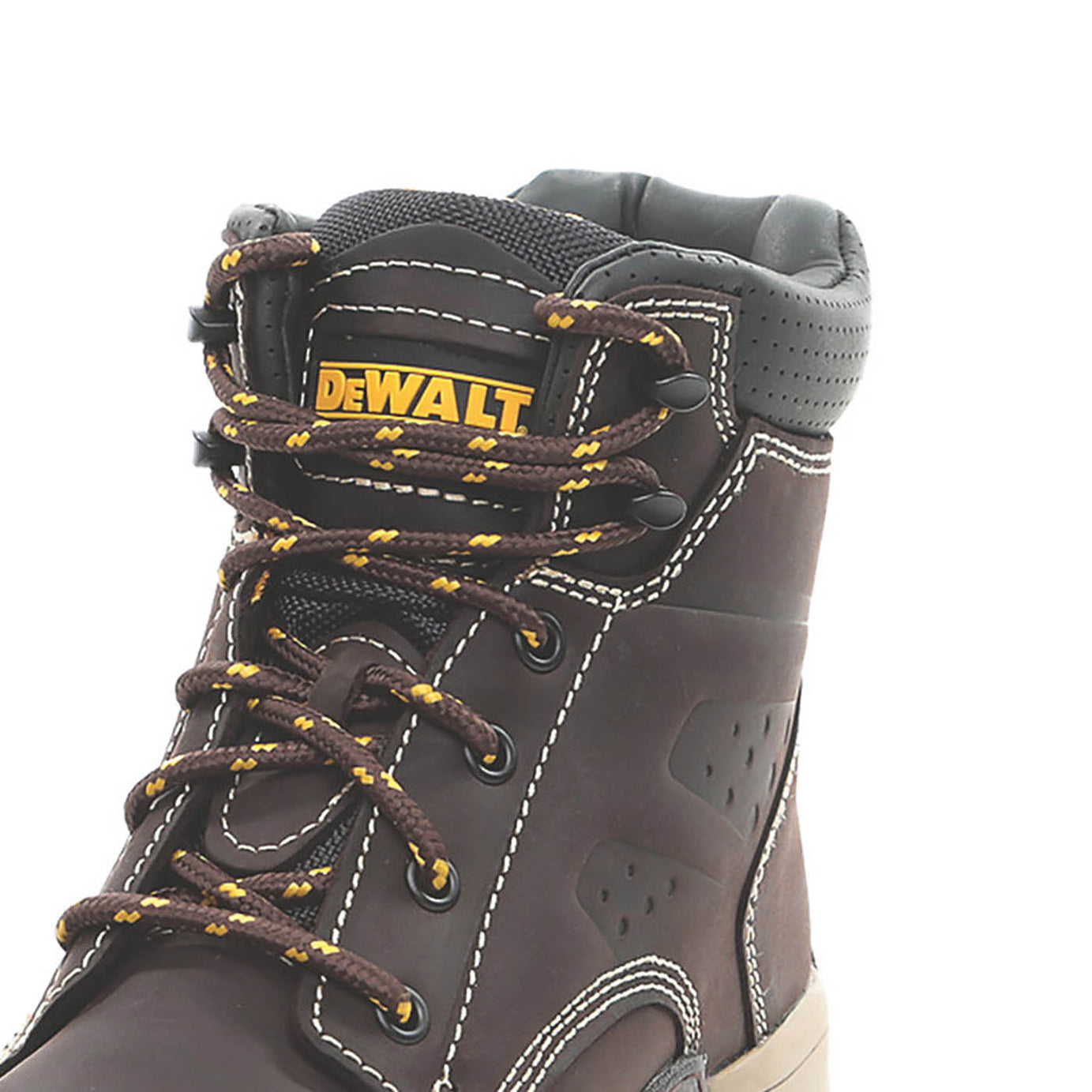DeWalt Safety Boots Mens Bolster Standard Fit Brown Work Shoes Steel Toe Size 11 - Image 6