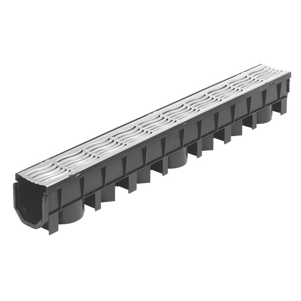 Channel Drainage Galvanised Grating Heavy Duty 1.5-Tonne Point Load (L)1m - Image 1
