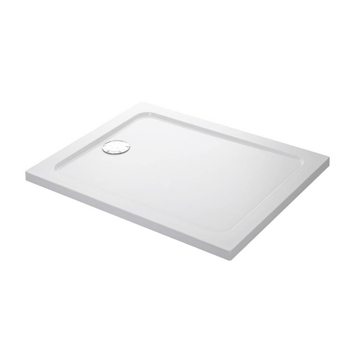 Mira Shower Tray Flight Low Rectangular White Acrylic Stone Resin 1200x700x40mm - Image 2