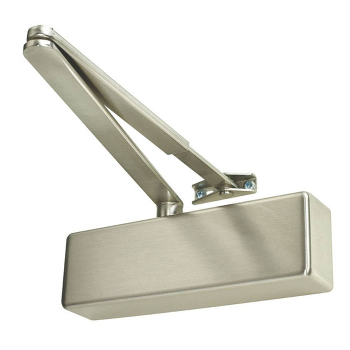 Rutland TS.3204 Fire Rated Overhead Door Closer Satin Nickel - Image 1