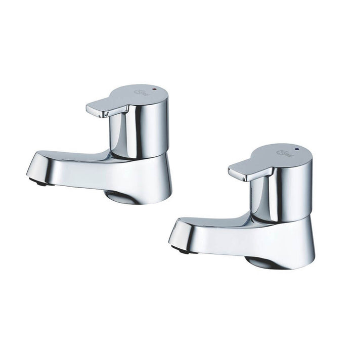 Ideal Standard Calista  Basin Pillar Taps Chrome - Image 2