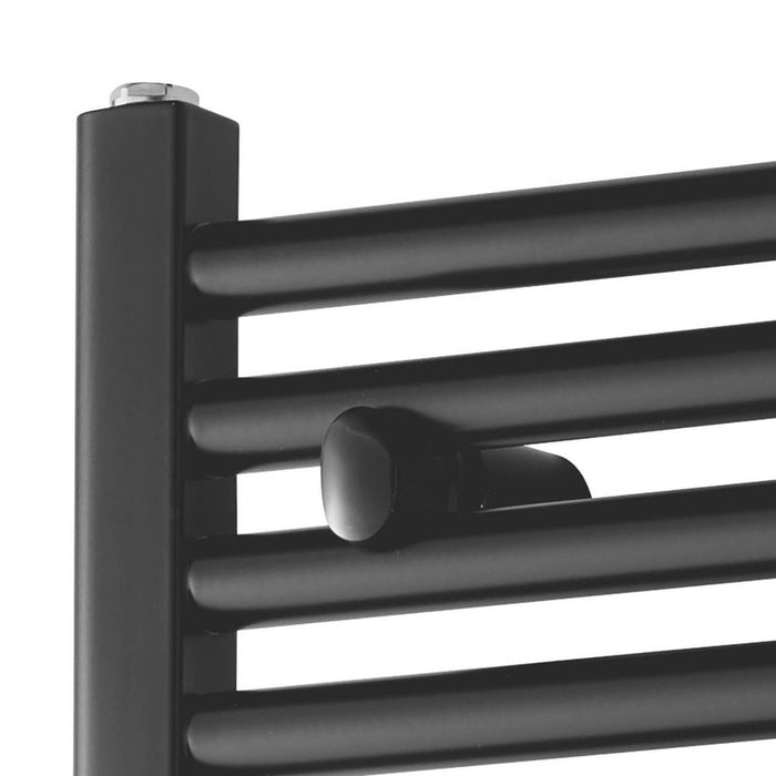 Towelrads Towel Rail Radiator Black Bathroom Warmer Ladder 572W (H)120x(W)50cm - Image 3