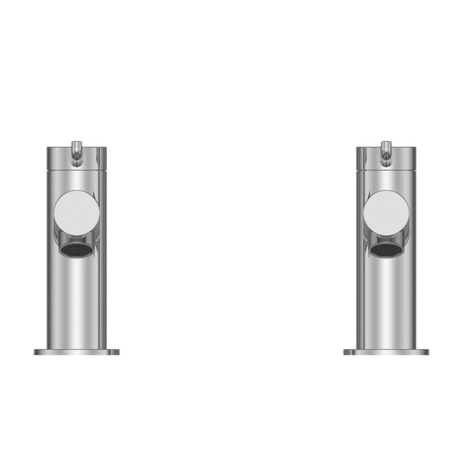 Bath Filler Pillar Tap Chrome Lever 170mm 1/4 Turn Operation Hot Cold Pair - Image 2