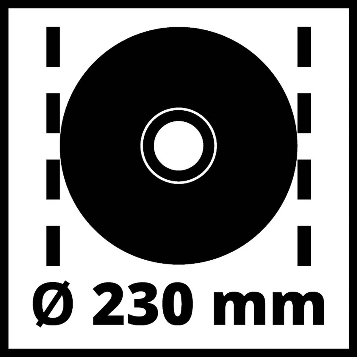 Einhell Angle Grinder Electric TE-AG230 Soft Grip Swivel Handle Disk guard 2350W - Image 6