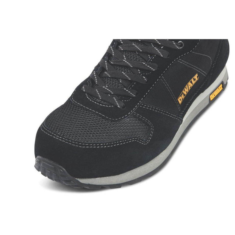 DeWalt Safety Trainers Mens Standard Fit Black Synthetic Shoes Steel Toe Size 8 - Image 5