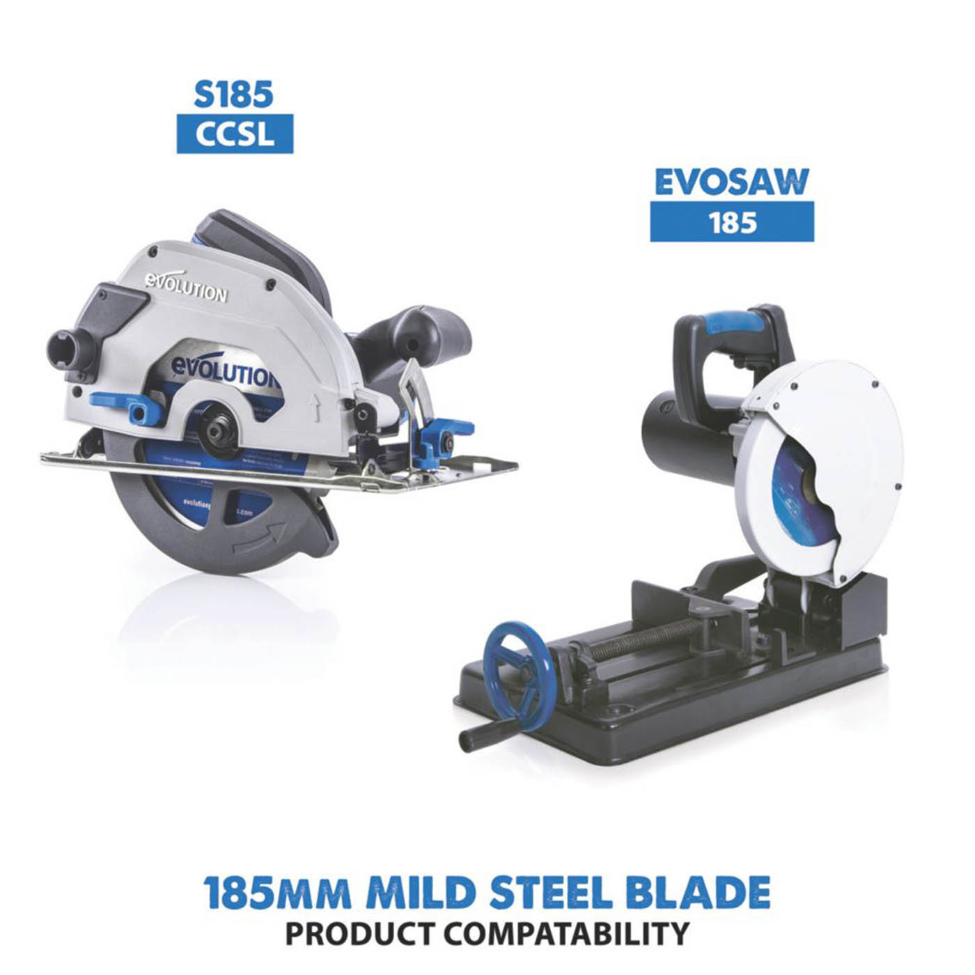 Evolution M185TCT-40CS Mild Steel Circular Saw Blade 185mm x 25.4mm 40T - Image 5