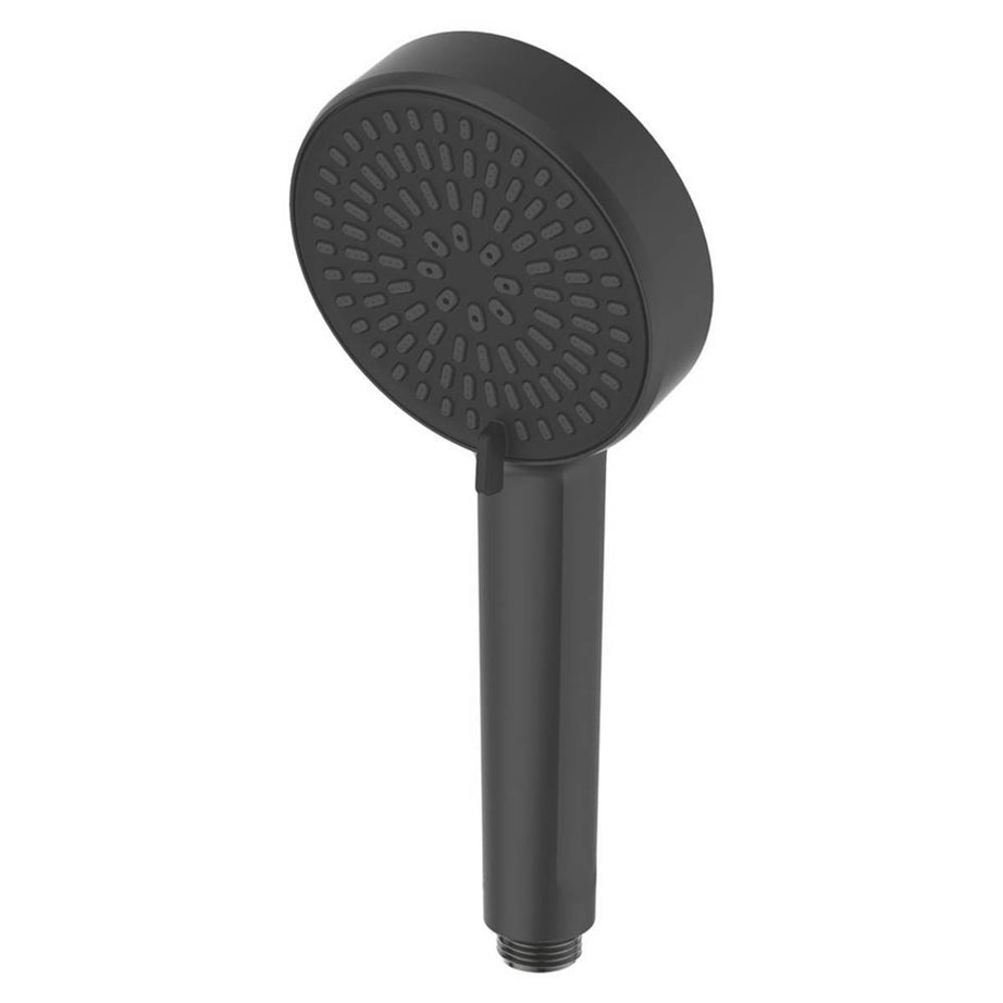 Shower Head Silk Black Aluminium 2 Spray Patterns Bathroom Contemporary - Image 3