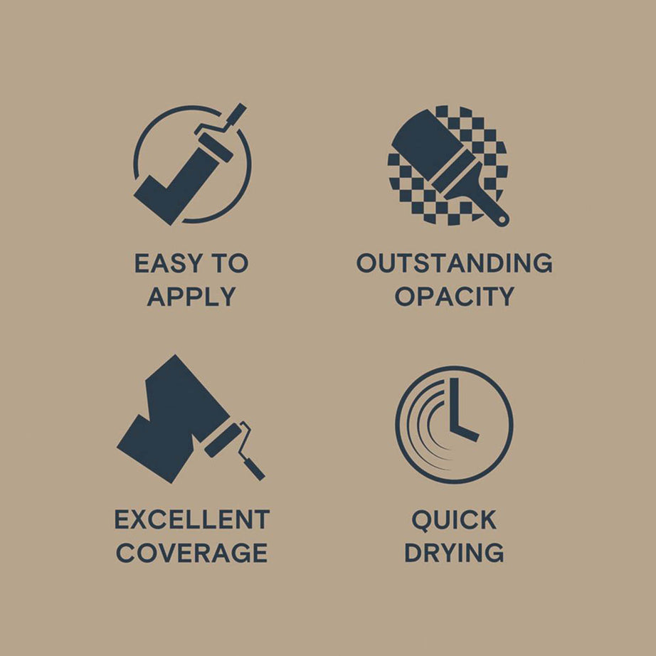 LickPro Emulsion Paint Walls Ceiling Beige 02 Vinyl Matt Quick Dry Wipeable 5Ltr - Image 5