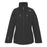 Womens Jacket Black Waterproof Breathable Zipped Pockets Concealed Hood Size 16 - Image 1