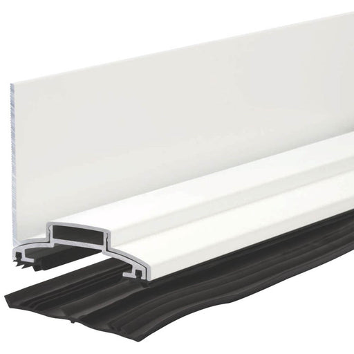 Glazing Wall Bar With Gasket White Aluminium Roofing System End Caps 4800x60mm - Image 1