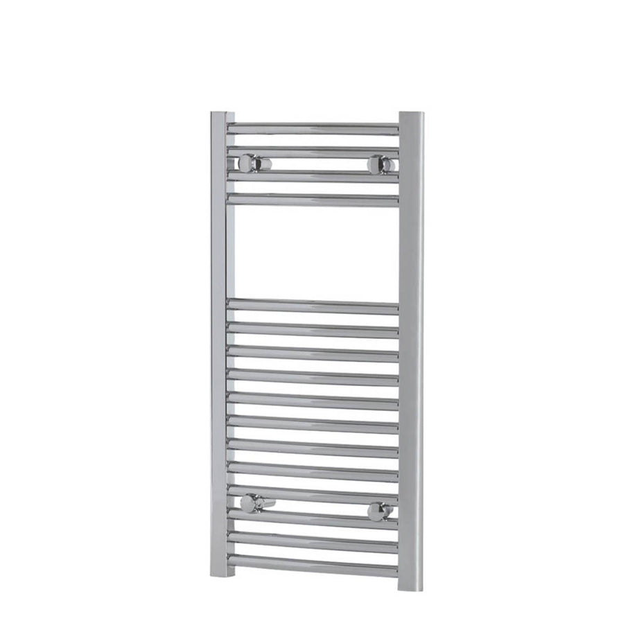 Towel Radiator Rail Curved Gloss Chrome Bathroom Warmer Ladder224W H800xW400mm - Image 4