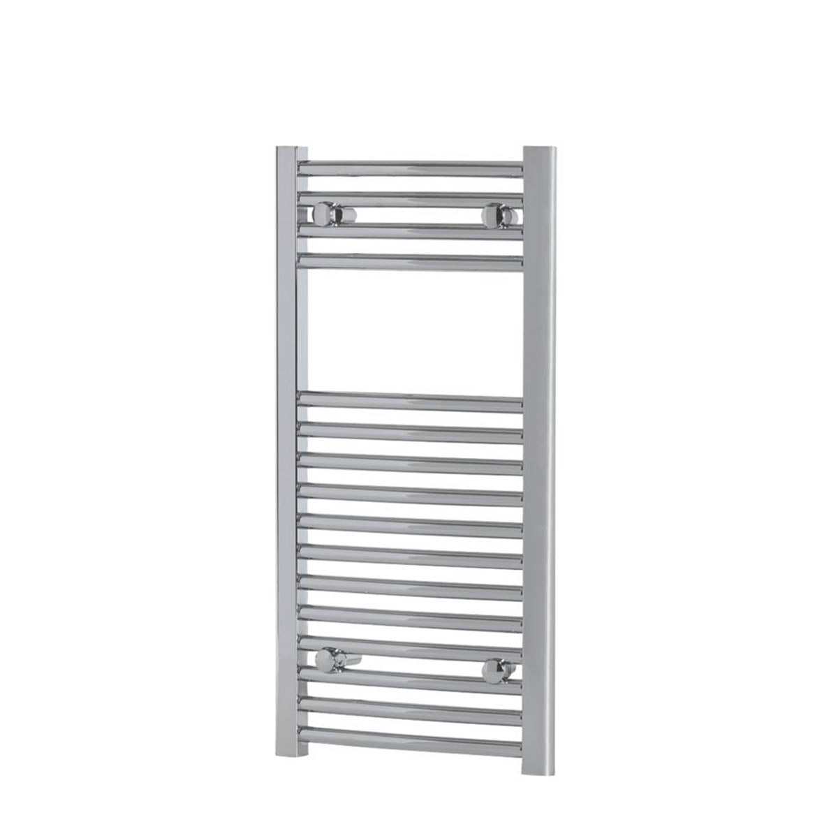 Towel Radiator Rail Curved Gloss Chrome Bathroom Warmer Ladder224W H800xW400mm - Image 4