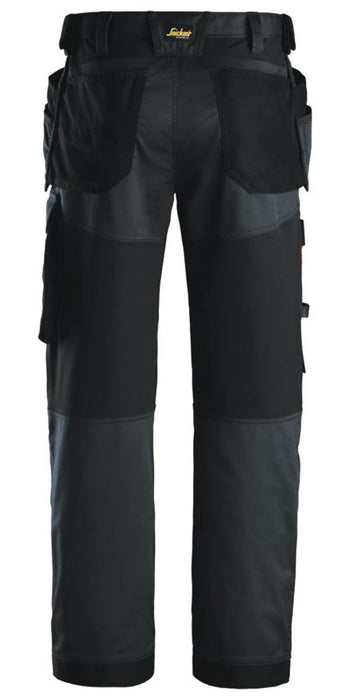 Snickers Stretch Trousers 16 Pockets Black Breathable Comfortable 33" W 30" L - Image 2