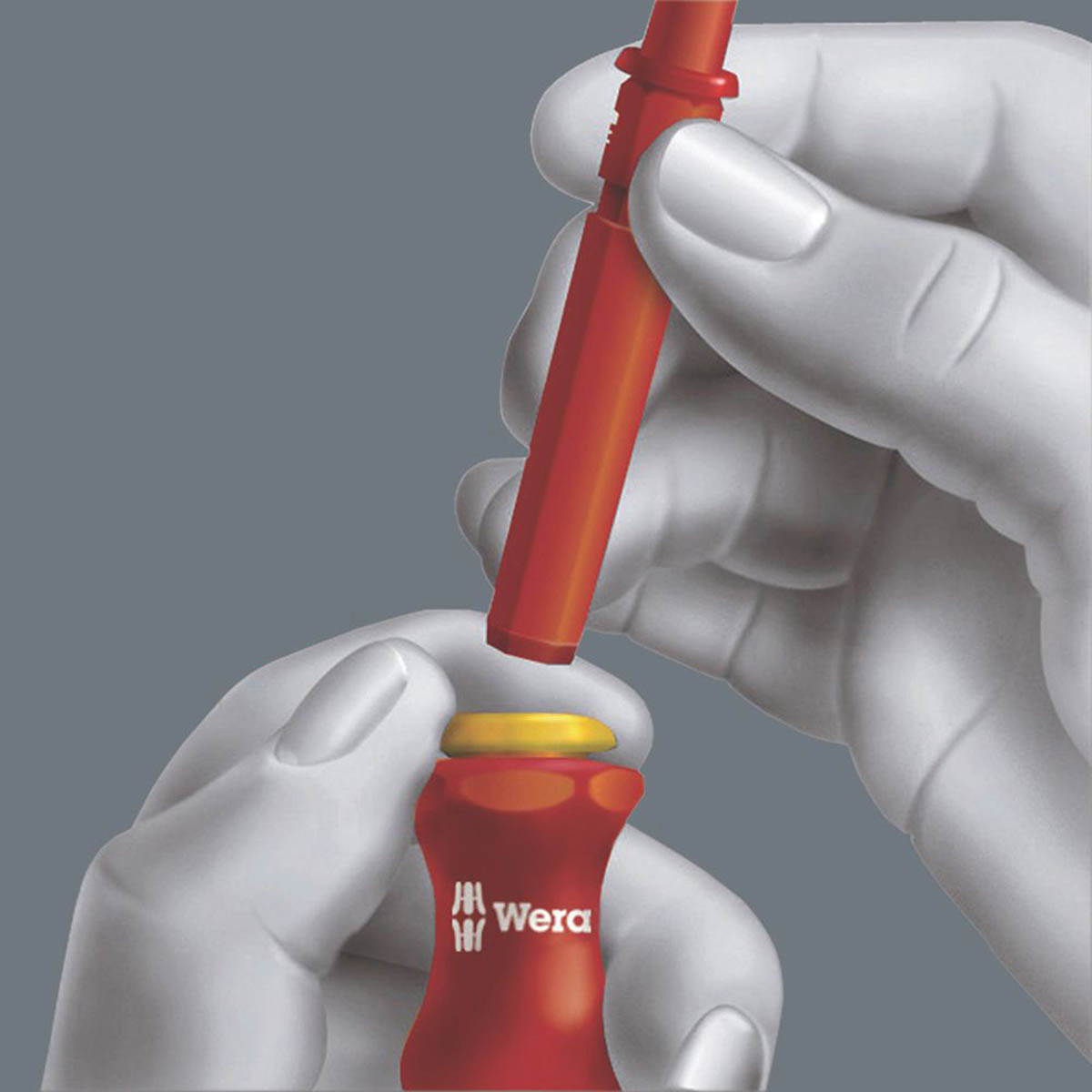 Wera Screwdriver Bit-Holding Handle 817 Kraftform SB 9mm Hex VDE Ergonomic - Image 2