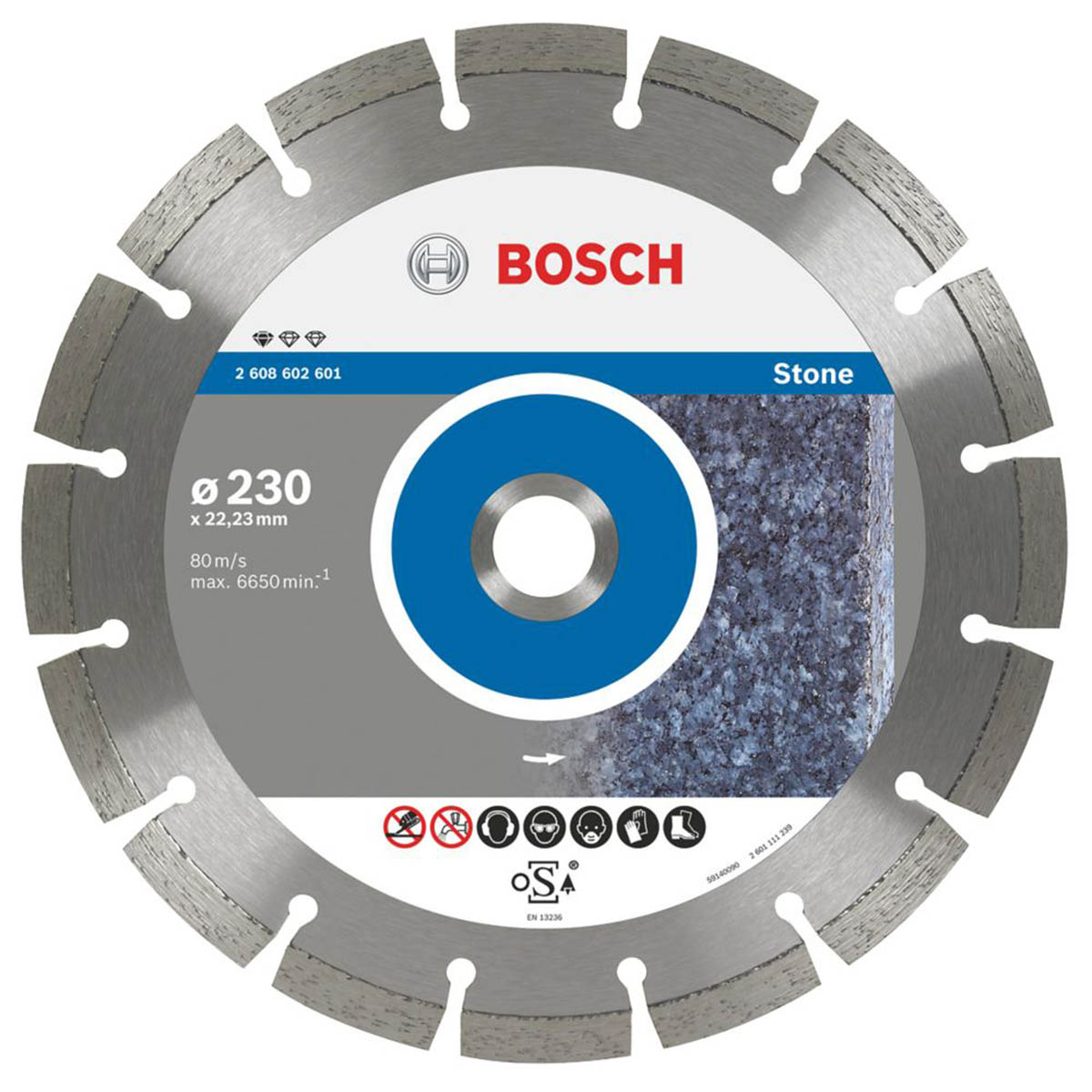 Bosch Diamond Cutting Disc for Angle Grinder Multi-Material Blade 230 x 22.23mm - Image 1