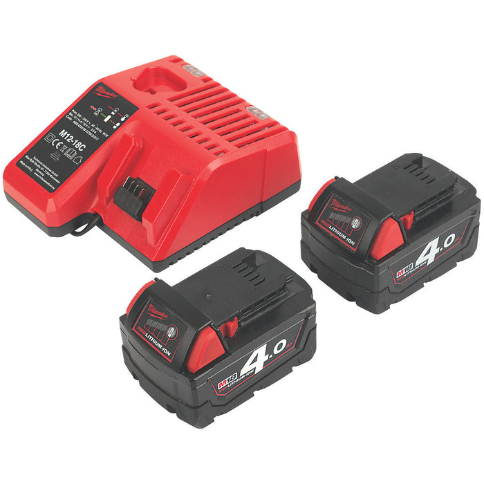 Milwaukee Combi Drill Cordless Keyless Overload Protection 18V 2 x 4.0Ah Li-Ion - Image 3