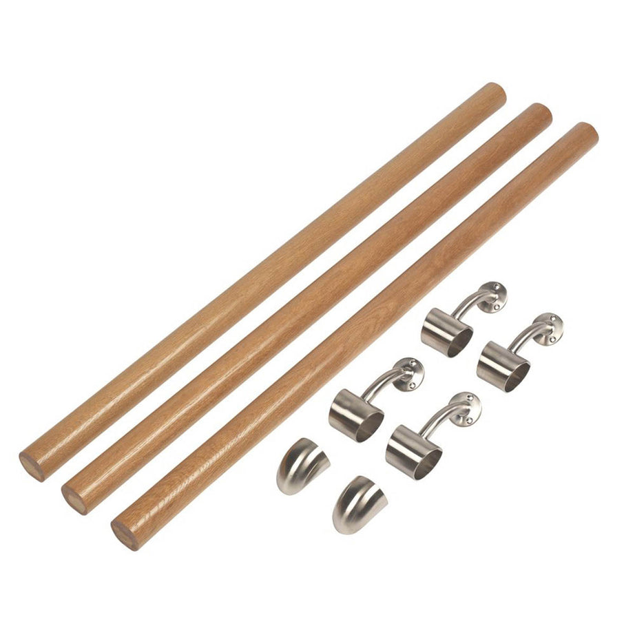 Richard Burbidge Fusion White Oak Banister Kit PreFinished 3600mm - Image 1