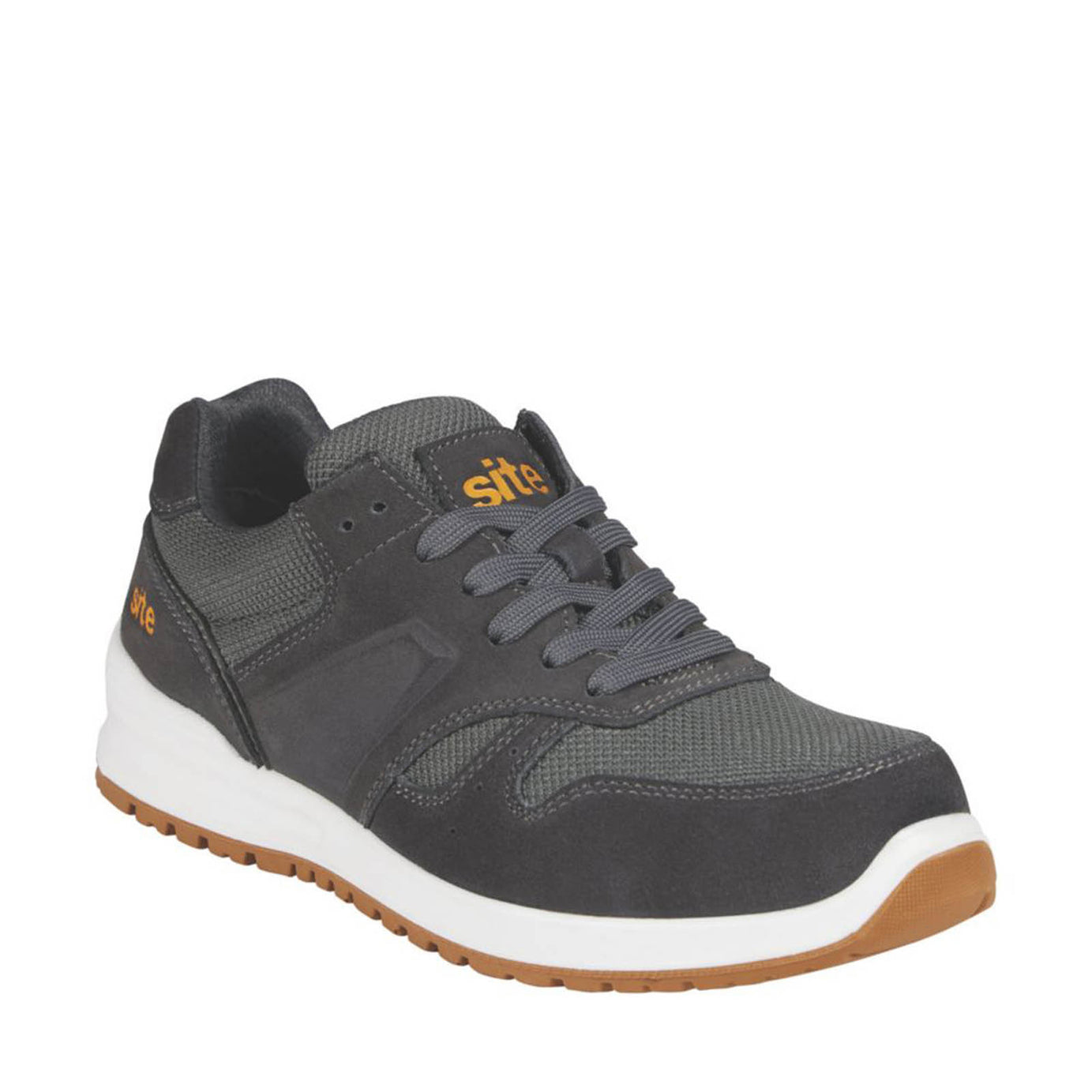 Site Safety Trainers Mens Lillak Wide Fit Grey Work Boots Composite Toe Size 9 - Image 1