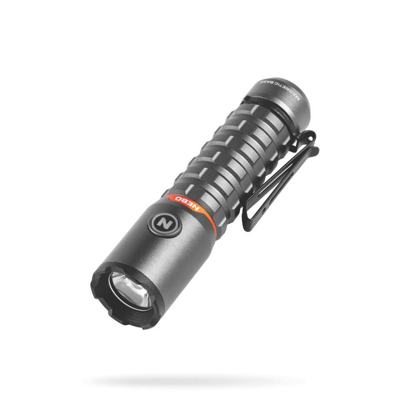 Nebo LED Work Torch Flashlight Grey 2000lm Rechargeable Aluminium Compact - Image 1