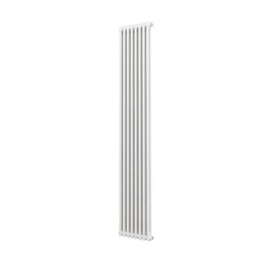 Acova 2 Column Radiator White Steel Vertical Modern Tall 1104W (H)200x(W)39.8cm - Image 1