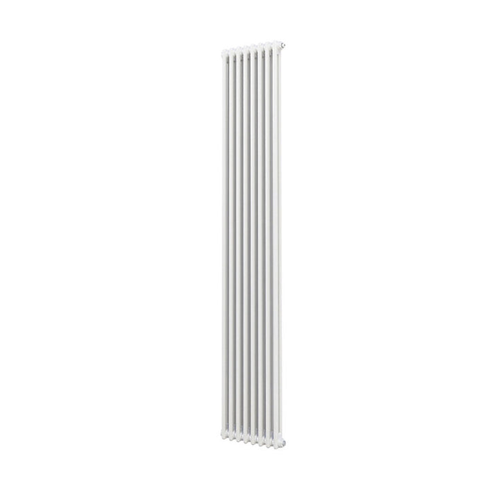 Acova 2 Column Radiator White Steel Vertical Modern Tall 1104W (H)200x(W)39.8cm - Image 1