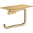 Toilet Roll Holder With Shelf  Bathroom Polished Gold Optic Wall Mounted Modern - Image 2