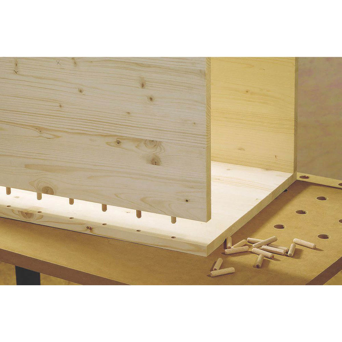 Wolfcraft Dowelling Jig Handheld Woodworking Guide Drilling Quick Accurate - Image 2