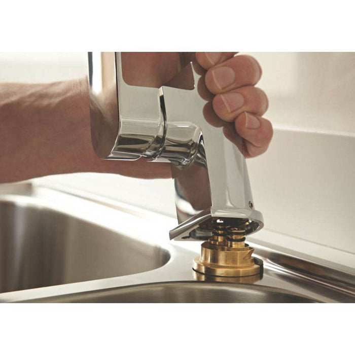 Bristan Kitchen Tap Mono Mixer Echo Easyfit Dual Lever Chrome EasyFit Mount 5Bar - Image 2