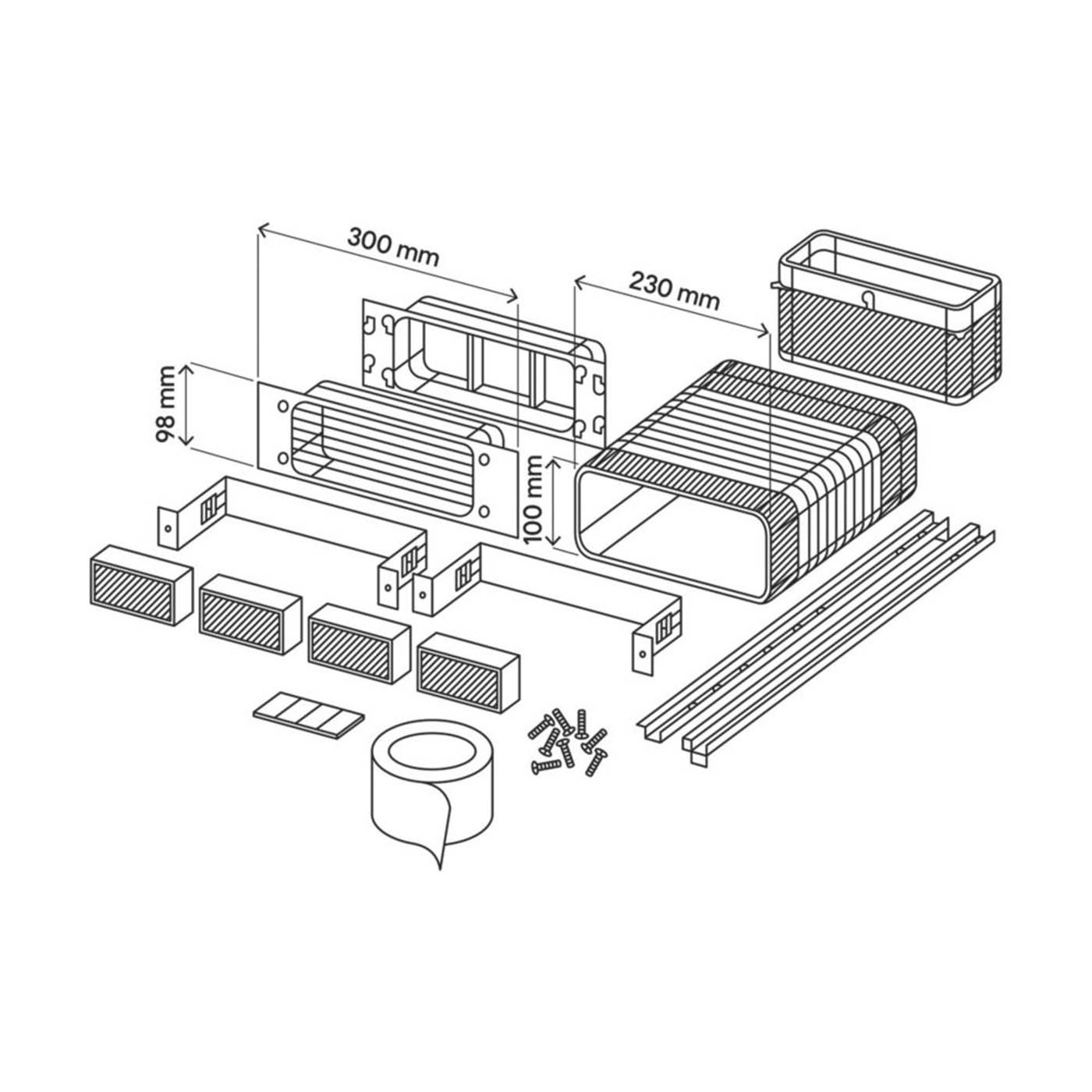 Cooke & Lewis Recirculation Kit - Image 2