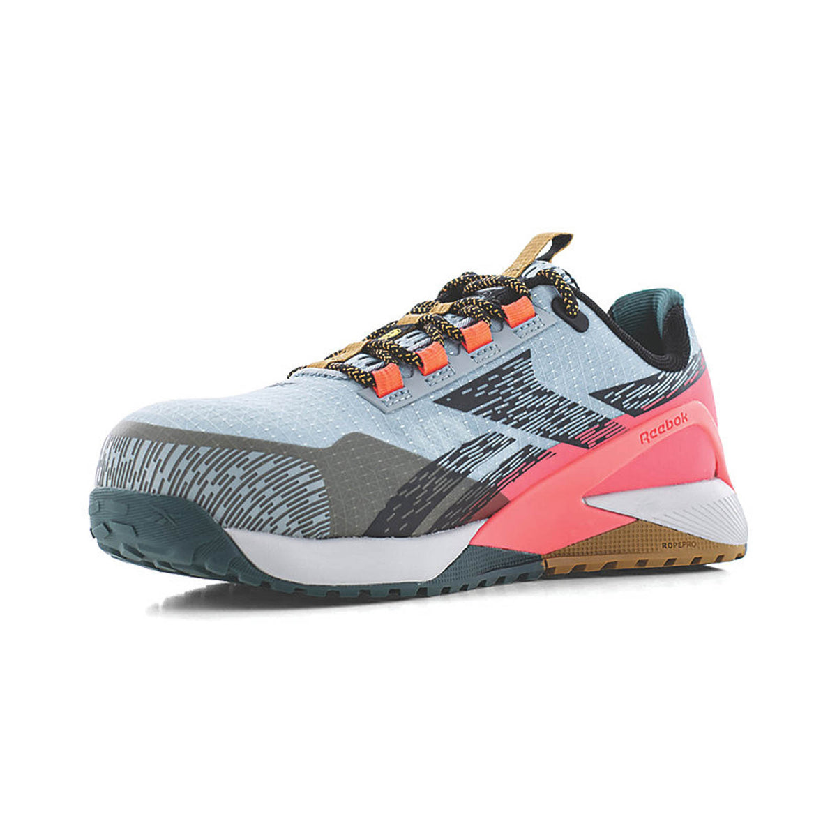 Reebok Safety Trainers Womens Wide Fit Grey Pink Work Boots Composite Toe Size 5 - Image 5