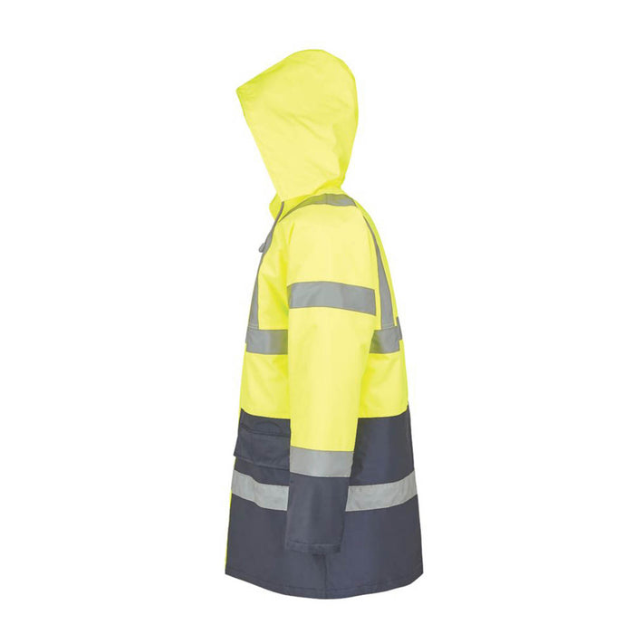 Site Shackley Hi-Vis Traffic Jacket Yellow/Navy Medium 51" Chest - Image 5