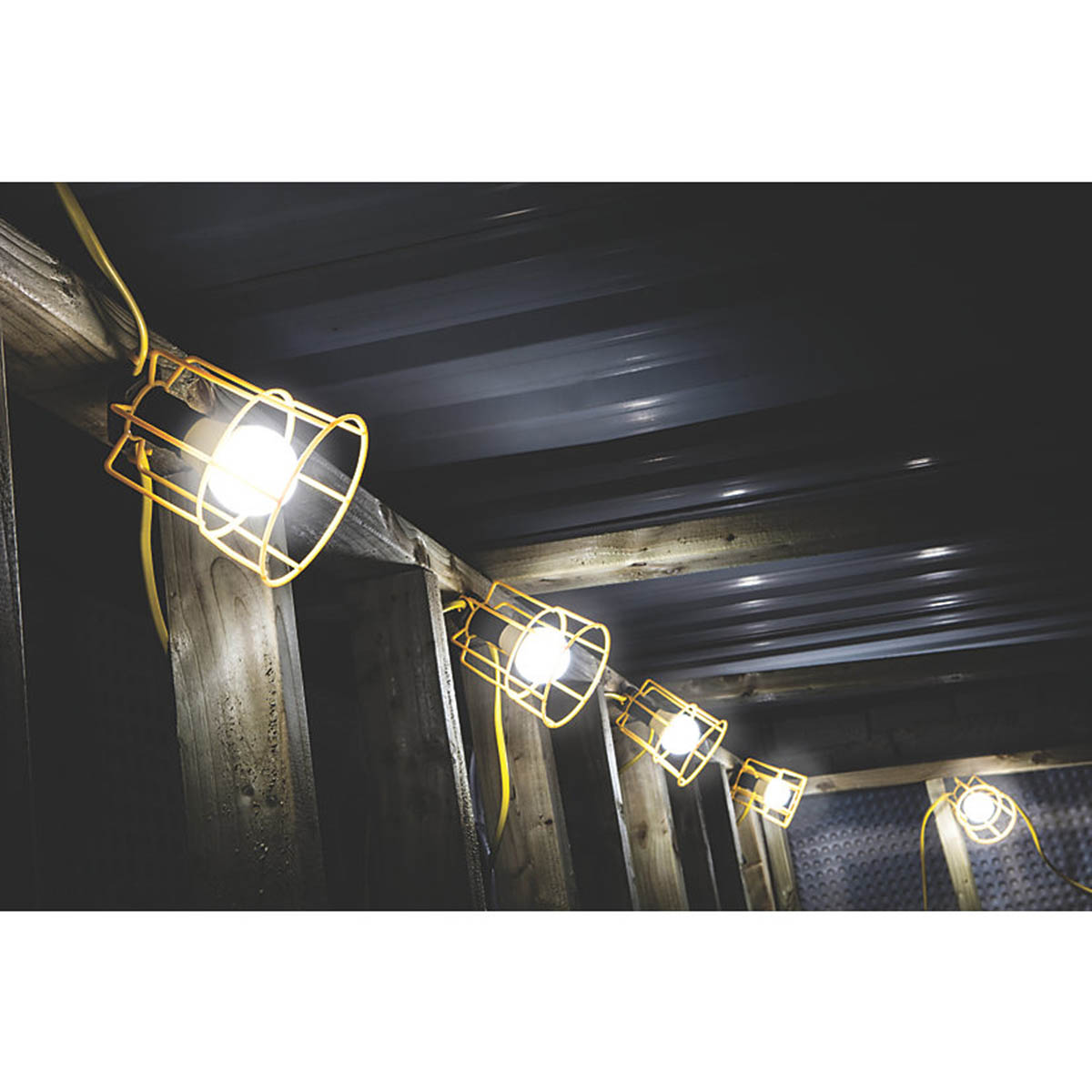 Defender LED Work String Light 110V Indoor Outdoor Lighting Cool White 10W - Image 2