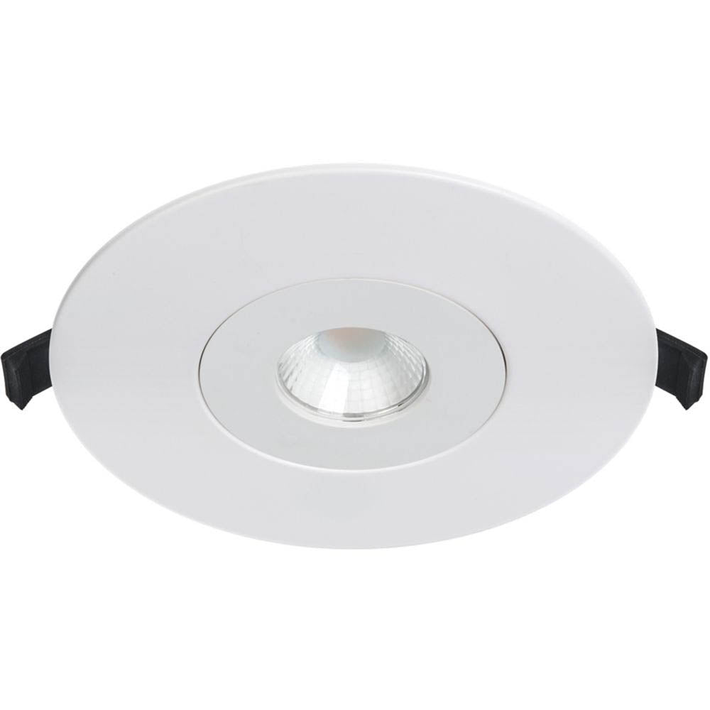 Downlight Bezel Adaptor Plate Fire Rated FType Matt White 95 To 165mm Cut Outs - Image 1