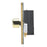 Contactum Lyric 1-Gang 2-Way  Dimmer Switch  Brushed Brass - Image 3