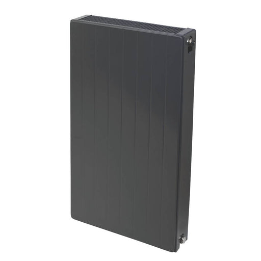 Convector Radiator 22 Double Flat Panel Grey Vertical 710W (H)700x(W)400mm - Image 1