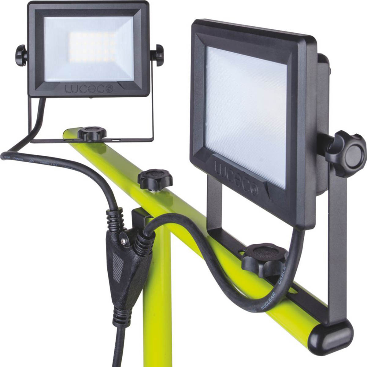LED Work Light Tripod Adjustable Cool White Impact-Resistant 2 x 1600lm - Image 3