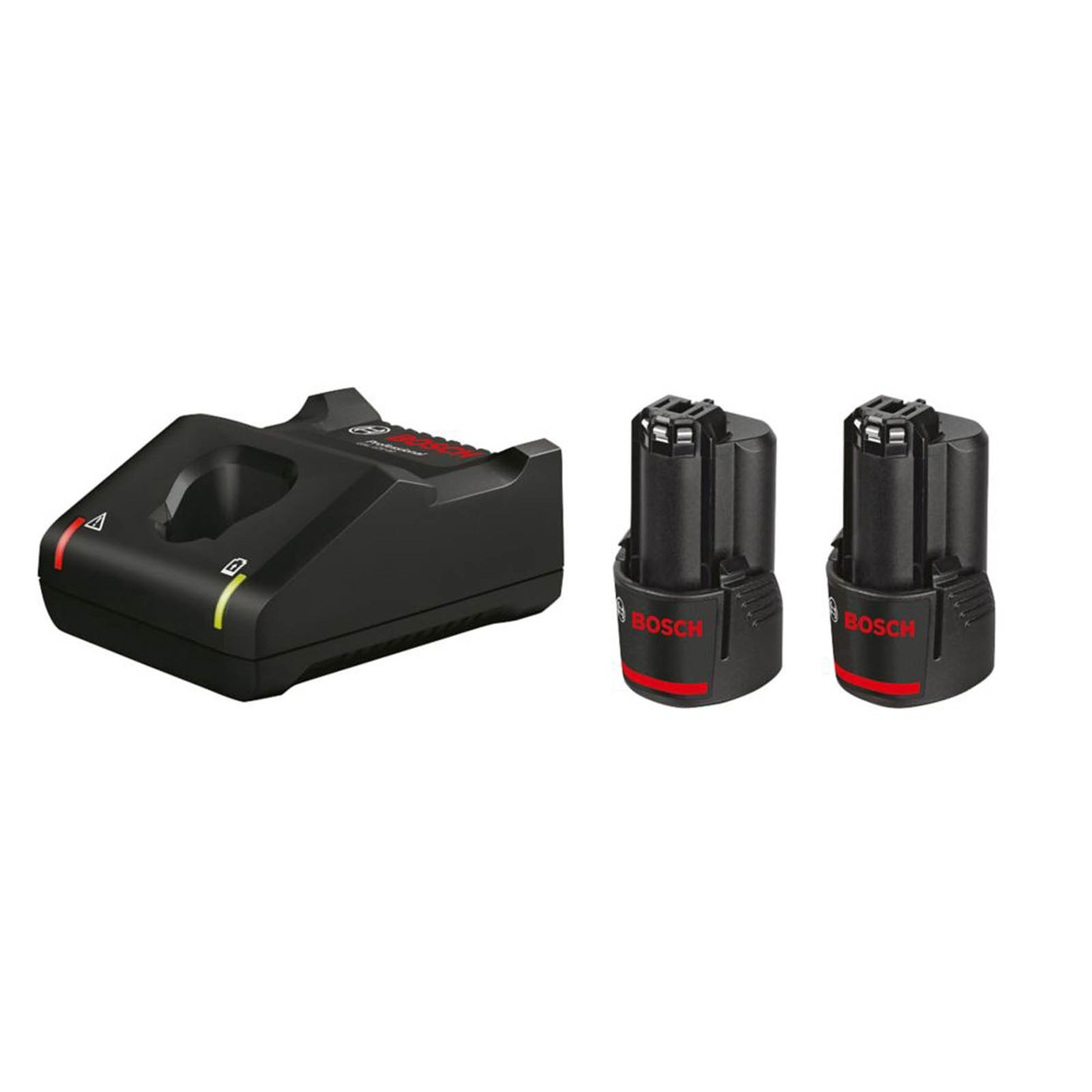 Bosch GAL12V 12V 2.0Ah Li-Ion Coolpack Battery & Charger Set - Image 1