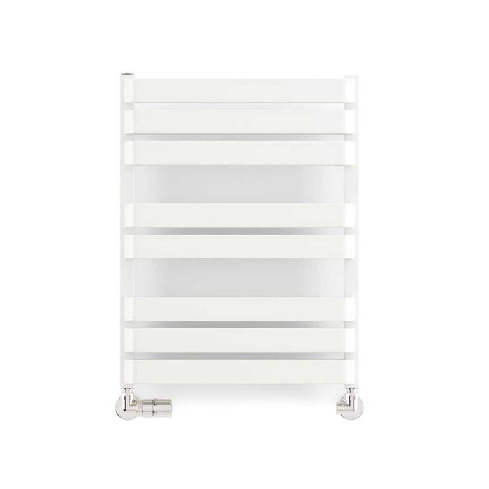 Designer Towel Rail Radiator White Flat Bathroom Warmer 460W (H)65.5x(W)50cm - Image 2