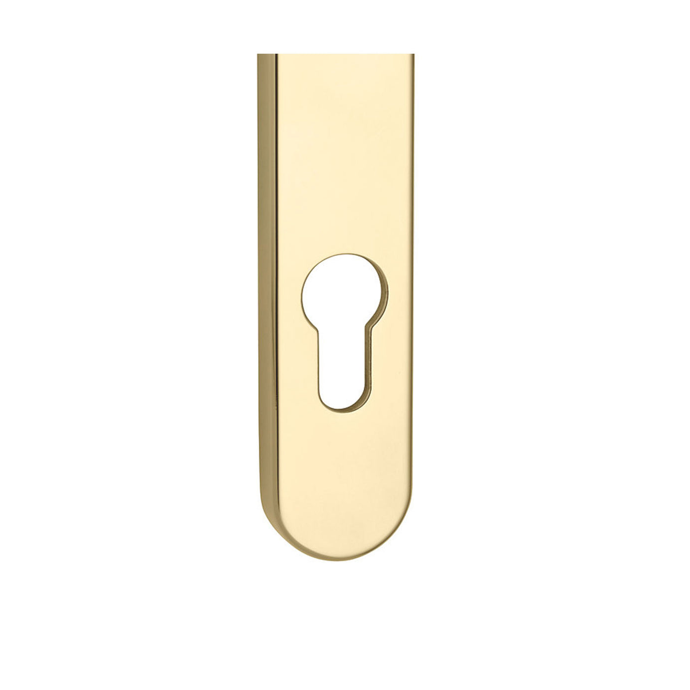 Mila  Lever Door Handles ProLineaType B Pair Polished Gold For 44-77mm Door - Image 4