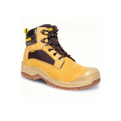 Safety Boots Mens Standard Fit Honey Leather Waterproof Composite Toe Size 9 - Image 1